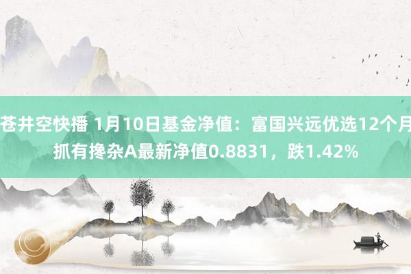 苍井空快播 1月10日基金净值：富国兴远优选12个月抓有搀杂A最新净值0.8831，跌1.42%