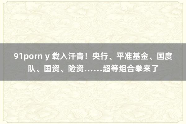 91porn y 载入汗青！央行、平准基金、国度队、国资、险资……超等组合拳来了