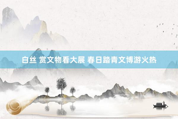 白丝 赏文物看大展 春日踏青文博游火热